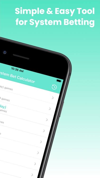 System bet calculator .